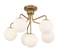 SAVOY HOUSE, MARCO SEMI-FLUSH, SEMI FLUSH MOUNT LIGHT