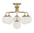SAVOY HOUSE, MARCO SEMI-FLUSH, SEMI FLUSH MOUNT LIGHT