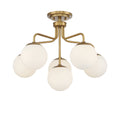 SAVOY HOUSE, MARCO SEMI-FLUSH, SEMI FLUSH MOUNT LIGHT