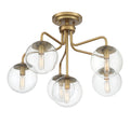 SAVOY HOUSE, MARCO SEMI-FLUSH, SEMI FLUSH MOUNT LIGHT