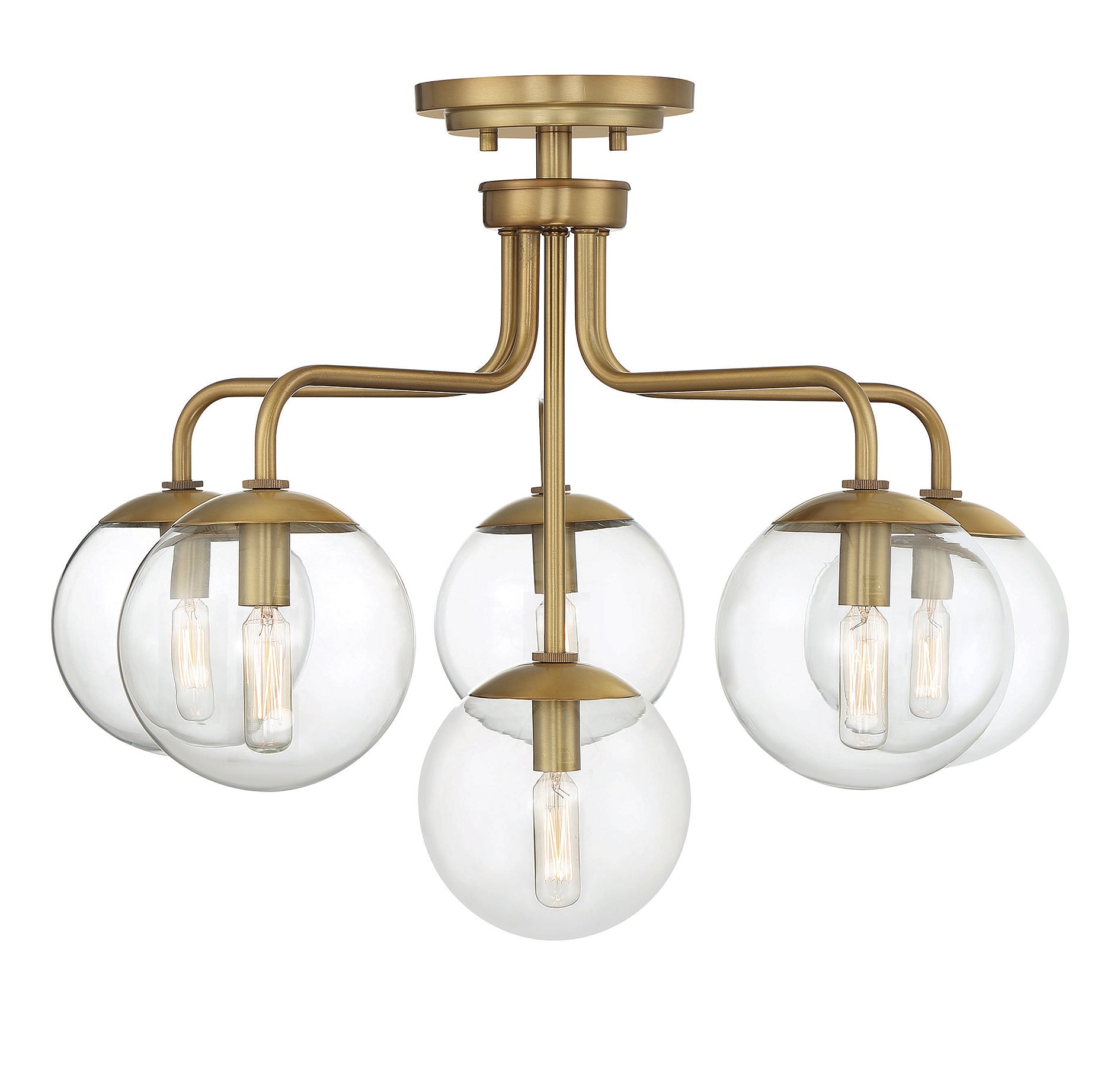 SAVOY HOUSE, MARCO SEMI-FLUSH, SEMI FLUSH MOUNT LIGHT