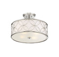 SAVOY HOUSE, REID SEMI-FLUSH, SEMI FLUSH MOUNT LIGHT