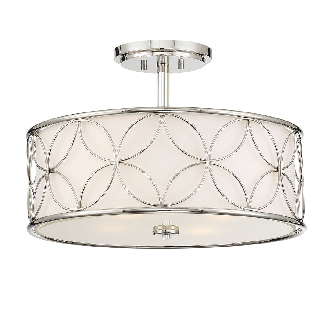SAVOY HOUSE, REID SEMI-FLUSH, SEMI FLUSH MOUNT LIGHT