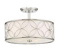 SAVOY HOUSE, REID SEMI-FLUSH, SEMI FLUSH MOUNT LIGHT