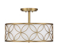 SAVOY HOUSE, REID SEMI-FLUSH, SEMI FLUSH MOUNT LIGHT