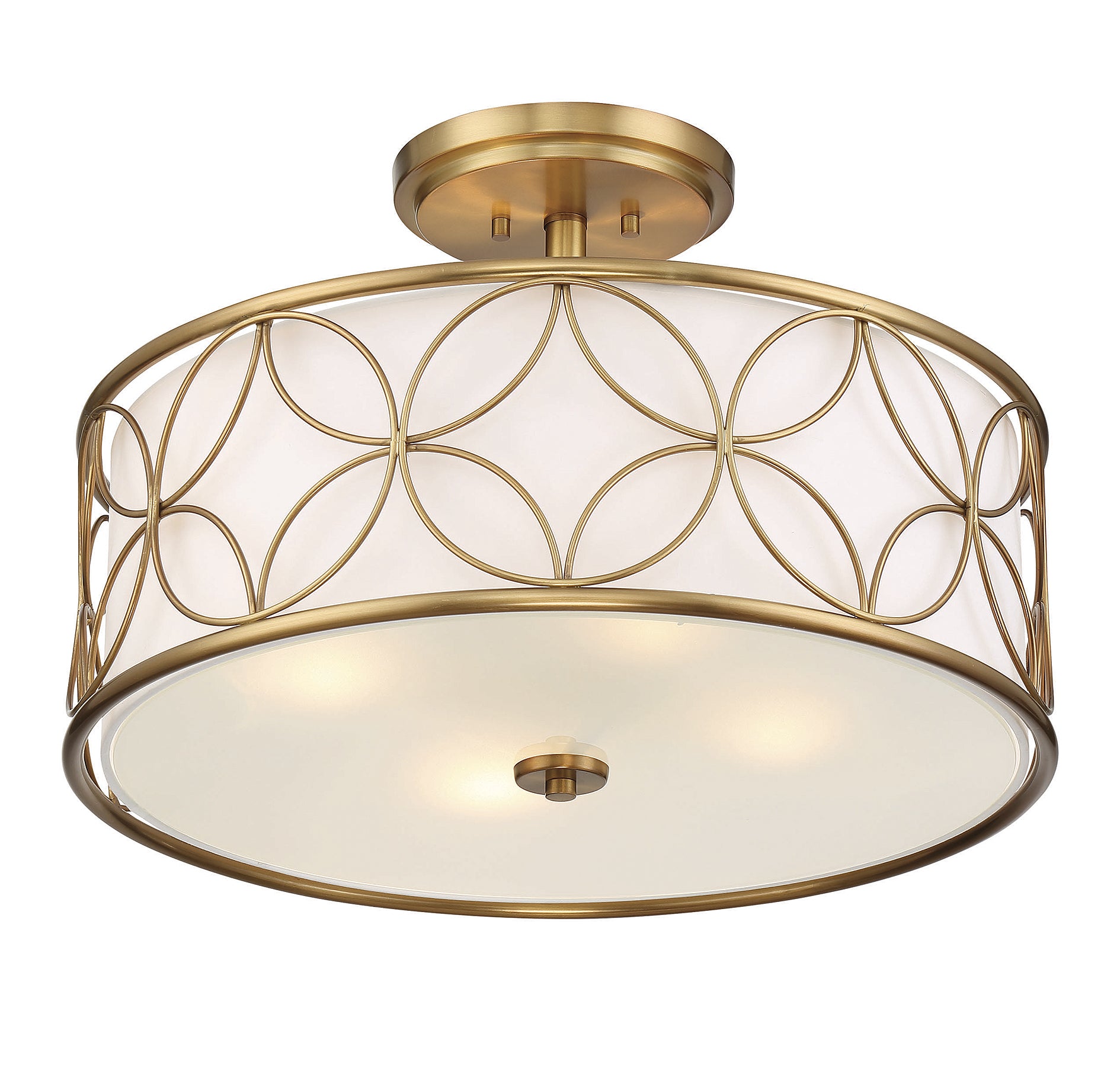 SAVOY HOUSE, REID SEMI-FLUSH, SEMI FLUSH MOUNT LIGHT