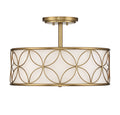 SAVOY HOUSE, REID SEMI-FLUSH, SEMI FLUSH MOUNT LIGHT