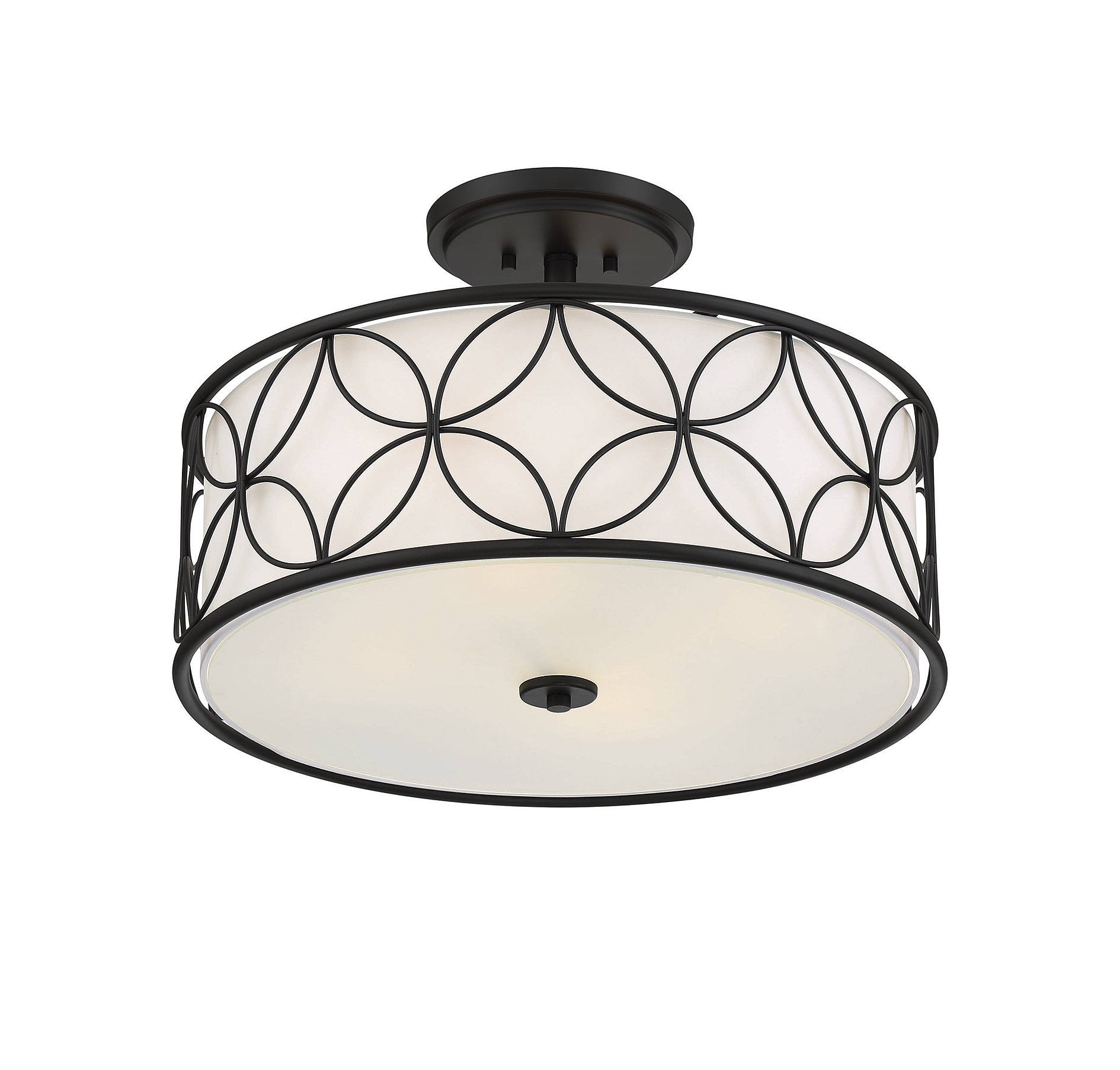 SAVOY HOUSE, REID SEMI-FLUSH, SEMI FLUSH MOUNT LIGHT