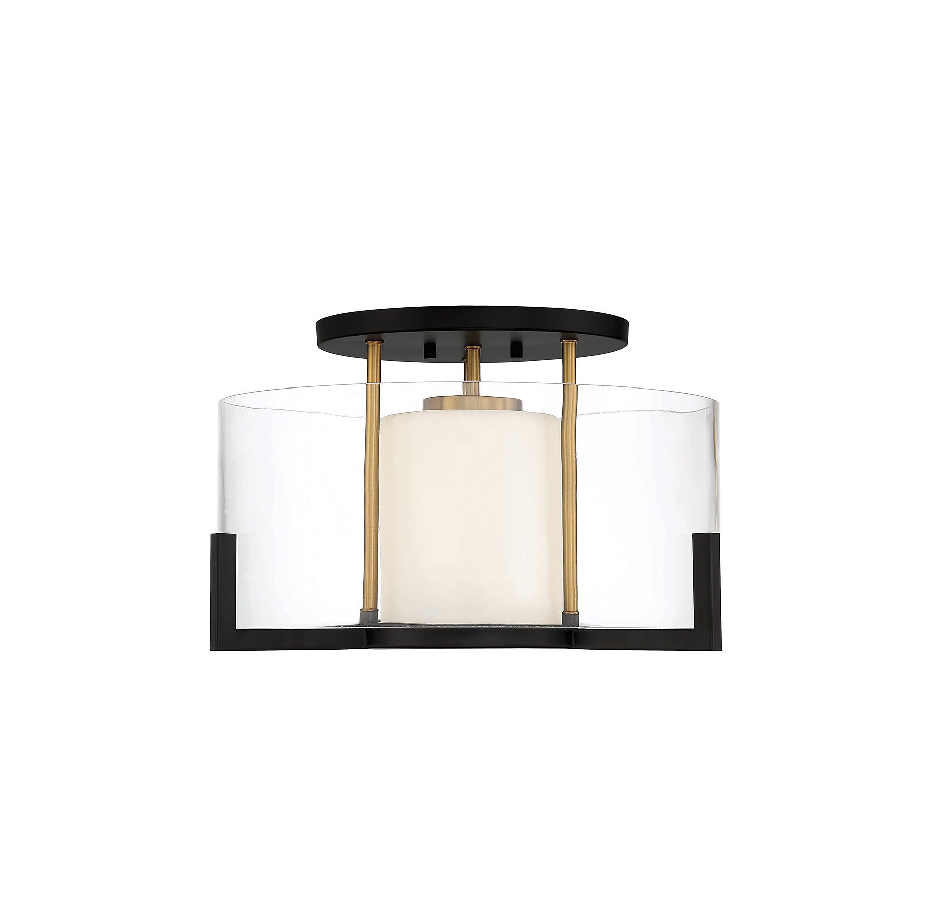 SAVOY HOUSE, EATON SEMI-FLUSH, SEMI FLUSH MOUNT LIGHT