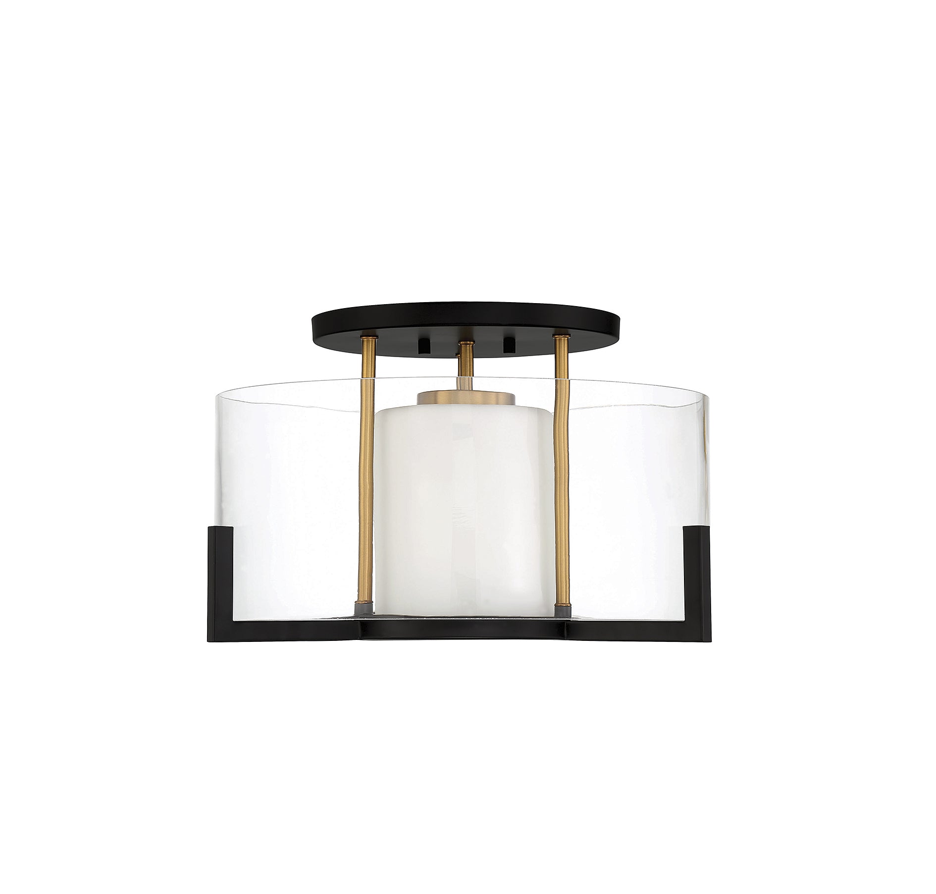 SAVOY HOUSE, EATON SEMI-FLUSH, SEMI FLUSH MOUNT LIGHT
