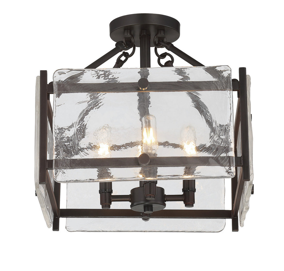 SAVOY HOUSE, GLENWOOD SEMI-FLUSH, SEMI FLUSH MOUNT LIGHT
