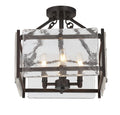 SAVOY HOUSE, GLENWOOD SEMI-FLUSH, SEMI FLUSH MOUNT LIGHT
