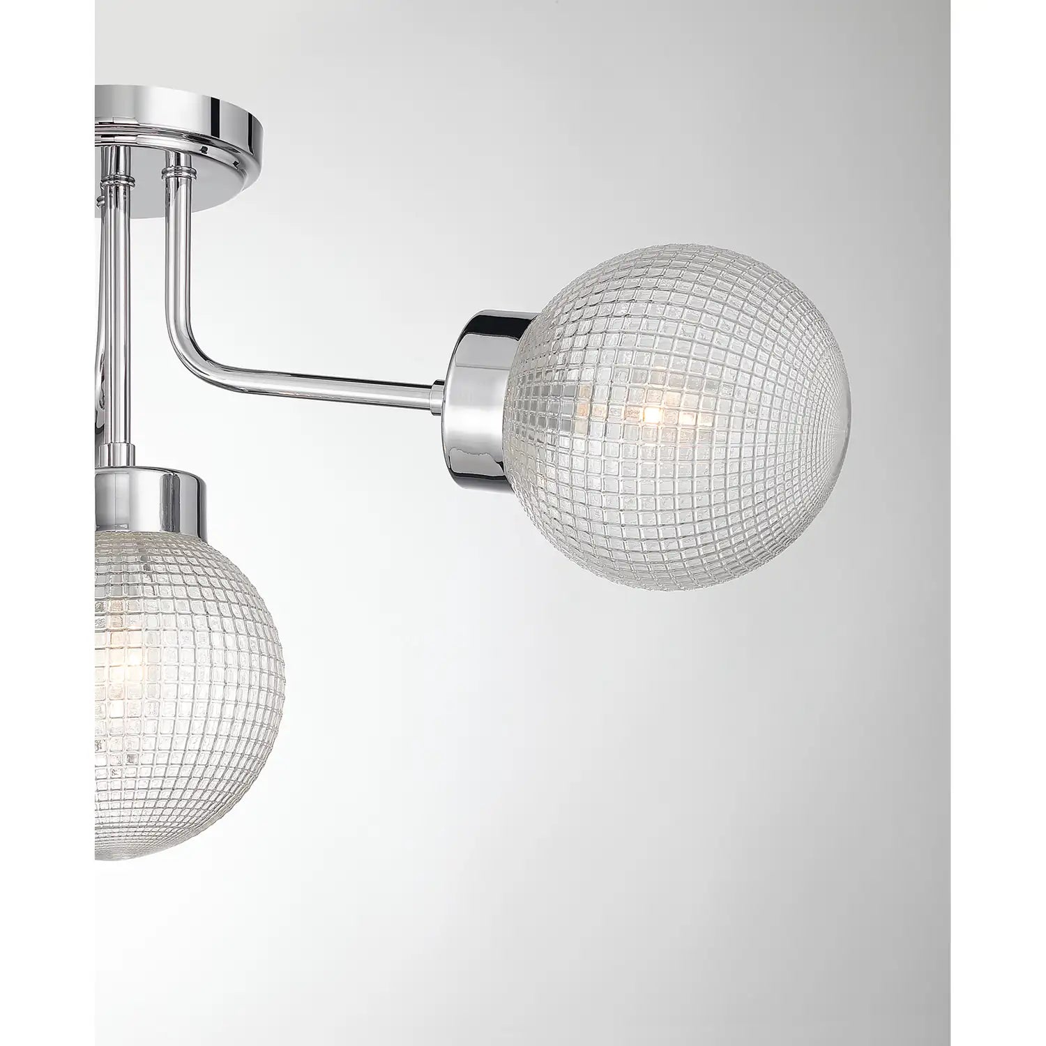 SAVOY HOUSE, CORAL SEMI-FLUSH, SEMI FLUSH MOUNT LIGHT