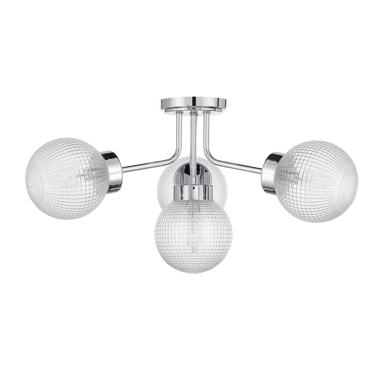SAVOY HOUSE, CORAL SEMI-FLUSH, SEMI FLUSH MOUNT LIGHT