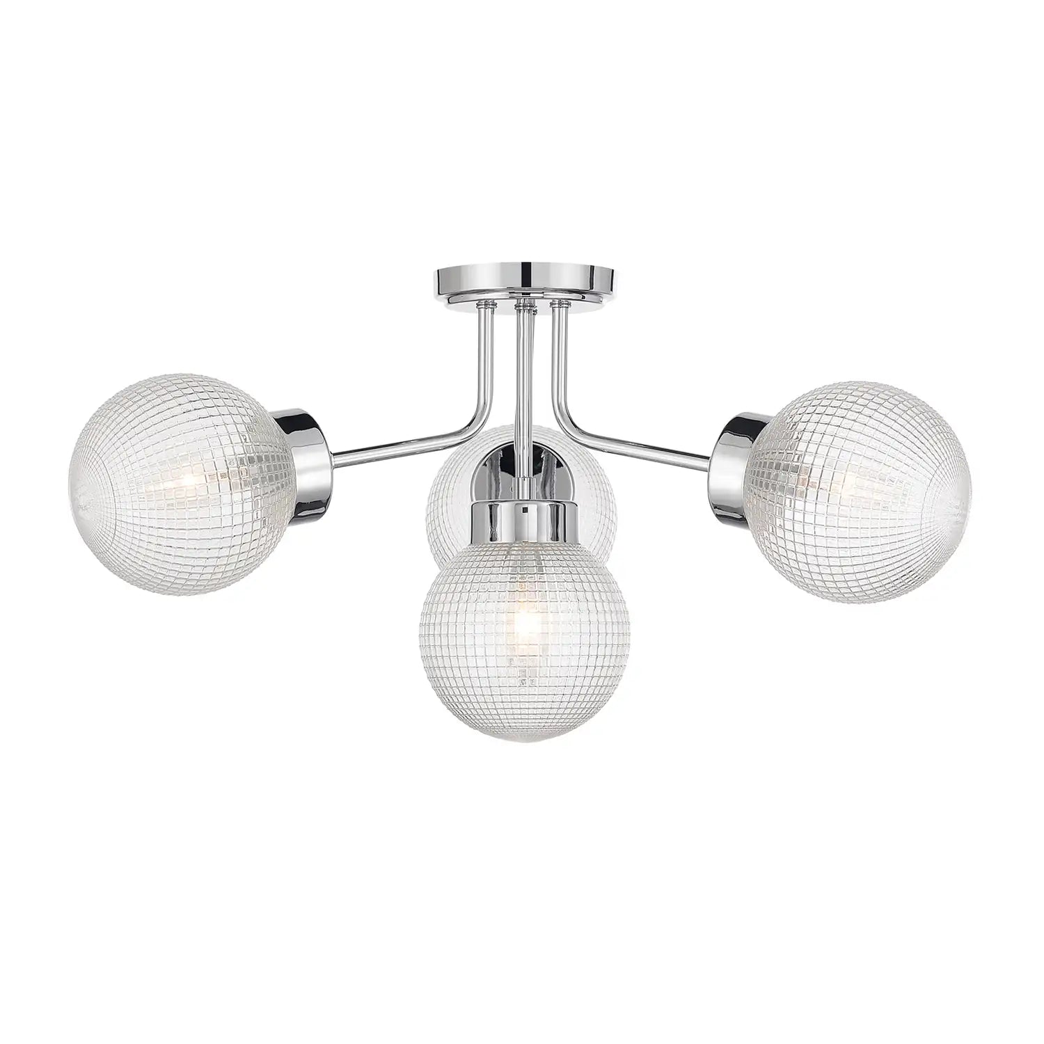SAVOY HOUSE, CORAL SEMI-FLUSH, SEMI FLUSH MOUNT LIGHT