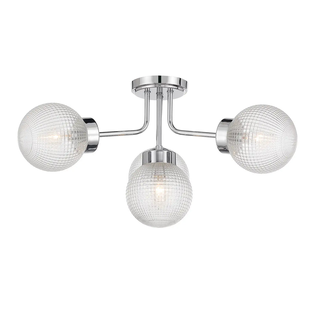 SAVOY HOUSE, CORAL SEMI-FLUSH, SEMI FLUSH MOUNT LIGHT