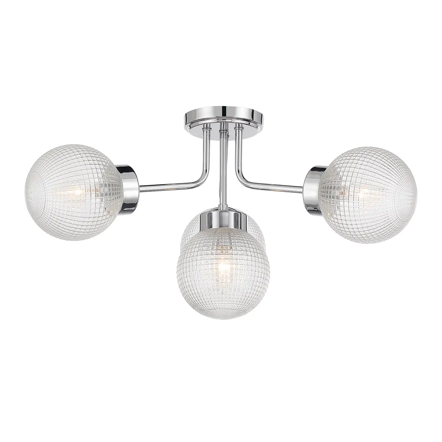 SAVOY HOUSE, CORAL SEMI-FLUSH, SEMI FLUSH MOUNT LIGHT