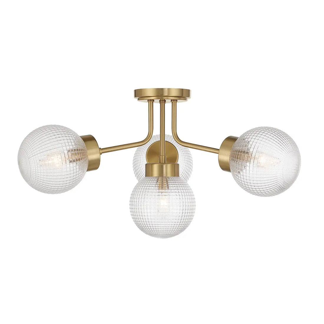 SAVOY HOUSE, CORAL SEMI-FLUSH, SEMI FLUSH MOUNT LIGHT