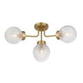 SAVOY HOUSE, CORAL SEMI-FLUSH, SEMI FLUSH MOUNT LIGHT