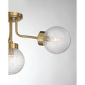SAVOY HOUSE, CORAL SEMI-FLUSH, SEMI FLUSH MOUNT LIGHT