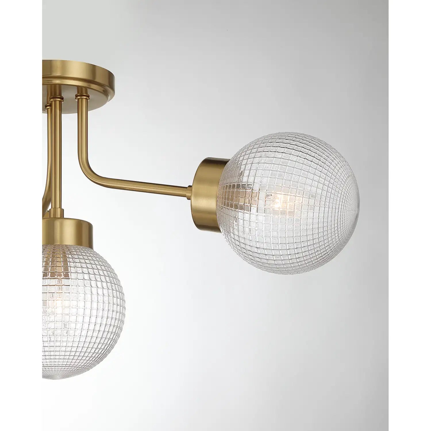 SAVOY HOUSE, CORAL SEMI-FLUSH, SEMI FLUSH MOUNT LIGHT