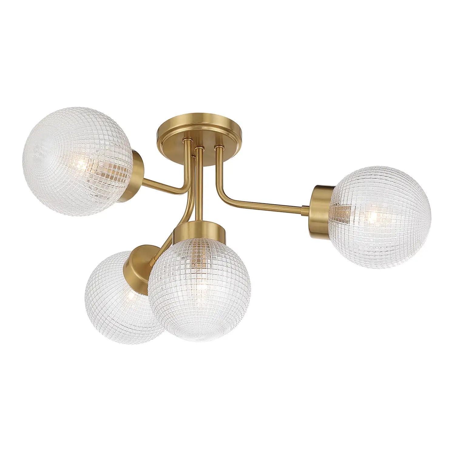 SAVOY HOUSE, CORAL SEMI-FLUSH, SEMI FLUSH MOUNT LIGHT