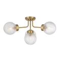 SAVOY HOUSE, CORAL SEMI-FLUSH, SEMI FLUSH MOUNT LIGHT