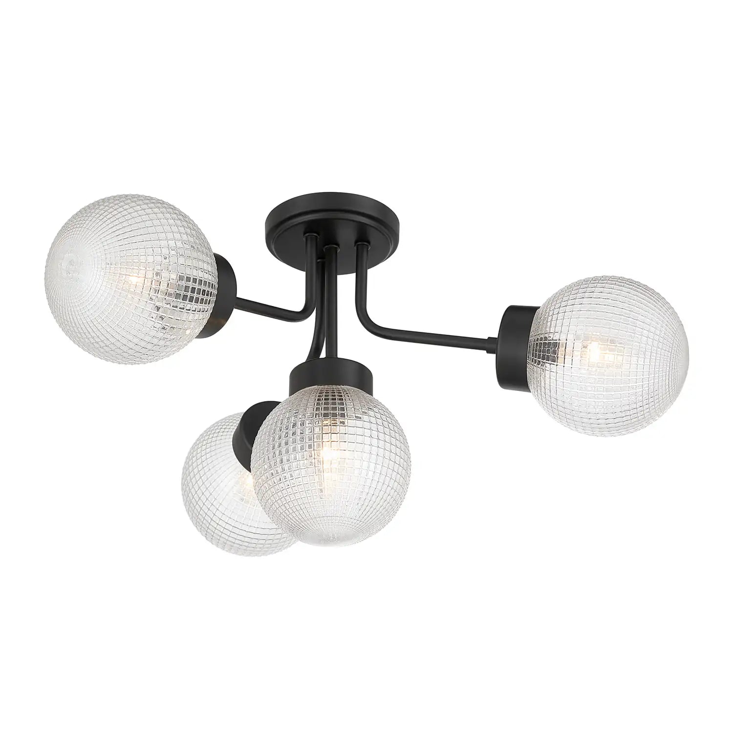 SAVOY HOUSE, CORAL SEMI-FLUSH, SEMI FLUSH MOUNT LIGHT