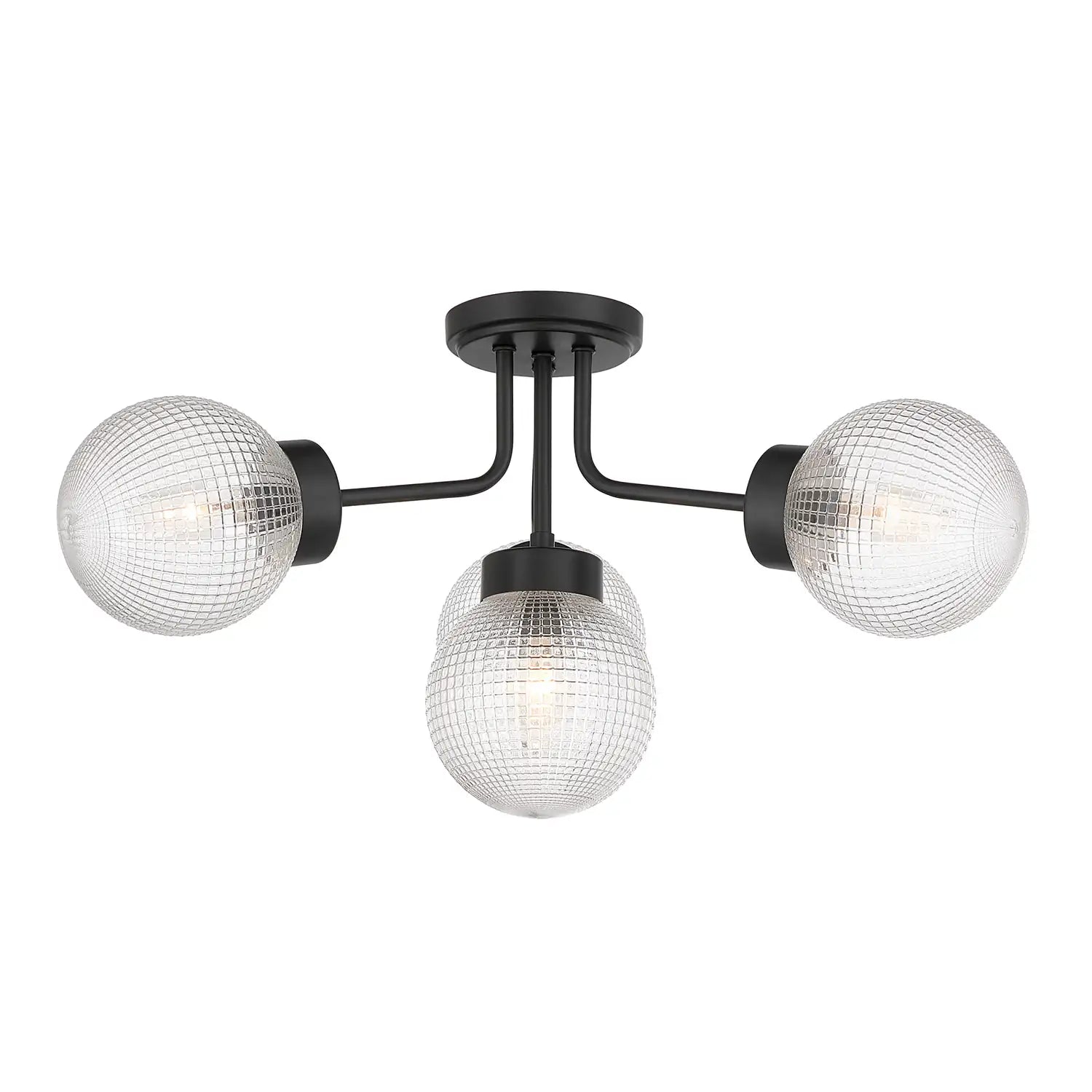 SAVOY HOUSE, CORAL SEMI-FLUSH, SEMI FLUSH MOUNT LIGHT