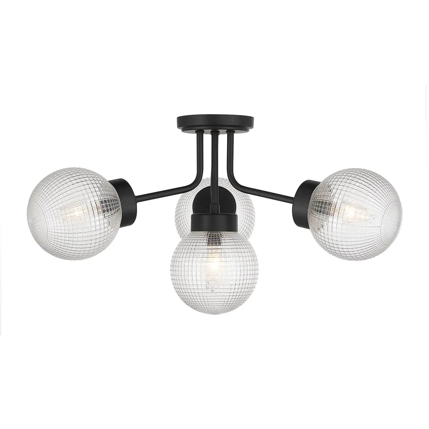 SAVOY HOUSE, CORAL SEMI-FLUSH, SEMI FLUSH MOUNT LIGHT