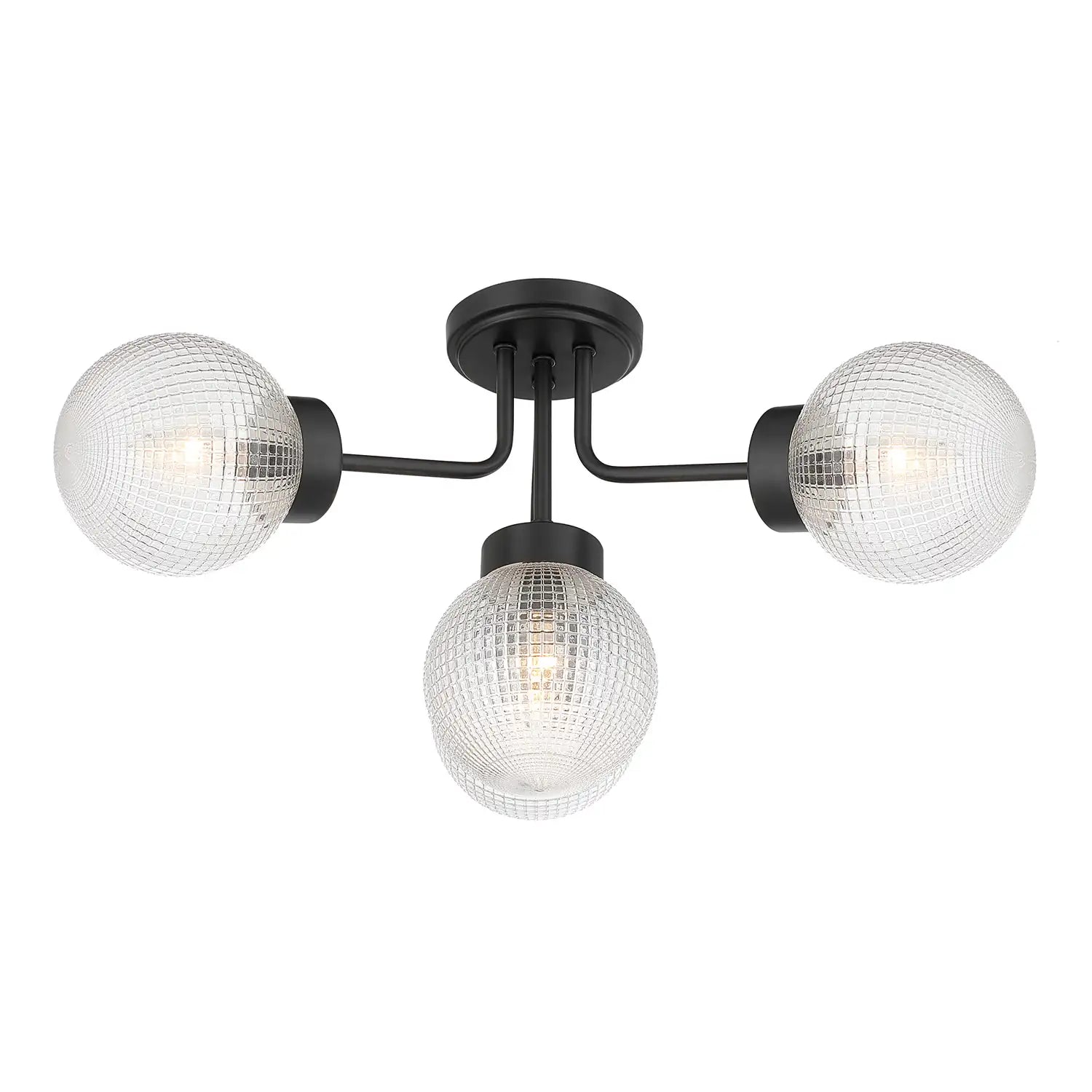SAVOY HOUSE, CORAL SEMI-FLUSH, SEMI FLUSH MOUNT LIGHT