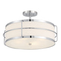 SAVOY HOUSE, CHAUNCEY SEMI-FLUSH, SEMI FLUSH MOUNT LIGHT