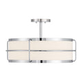 SAVOY HOUSE, CHAUNCEY SEMI-FLUSH, SEMI FLUSH MOUNT LIGHT
