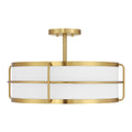 SAVOY HOUSE, CHAUNCEY SEMI-FLUSH, SEMI FLUSH MOUNT LIGHT