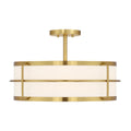 SAVOY HOUSE, CHAUNCEY SEMI-FLUSH, SEMI FLUSH MOUNT LIGHT