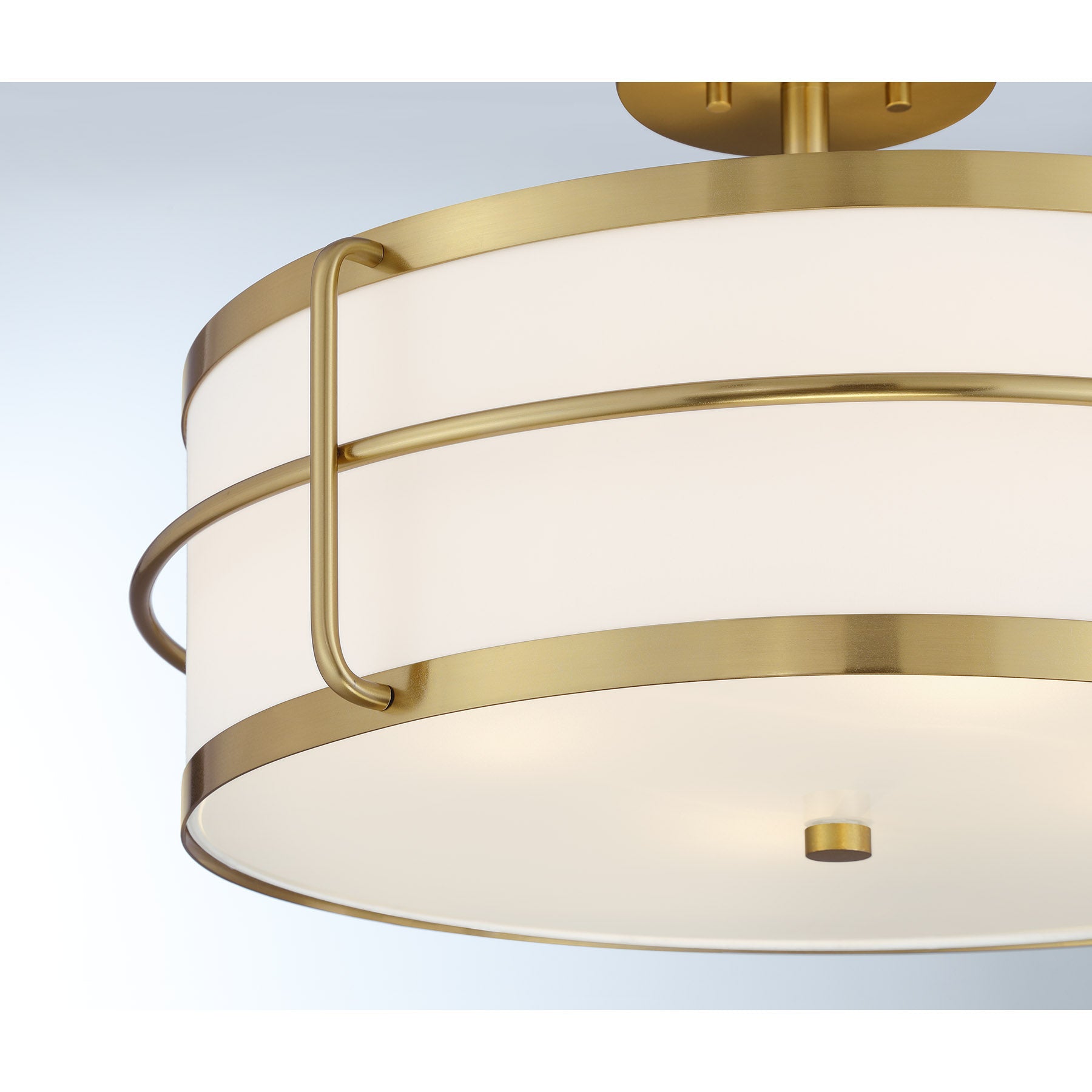 SAVOY HOUSE, CHAUNCEY SEMI-FLUSH, SEMI FLUSH MOUNT LIGHT