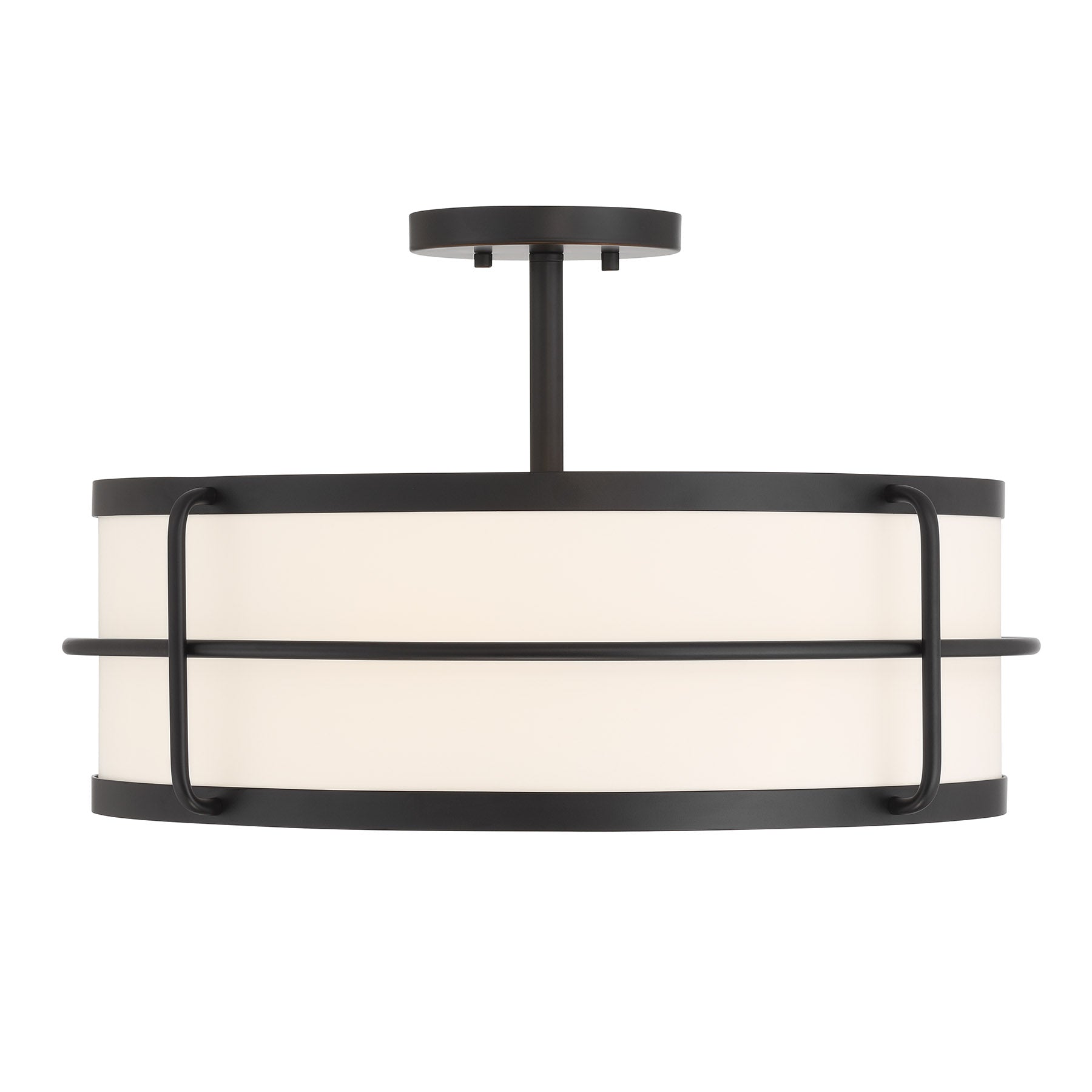SAVOY HOUSE, CHAUNCEY SEMI-FLUSH, SEMI FLUSH MOUNT LIGHT