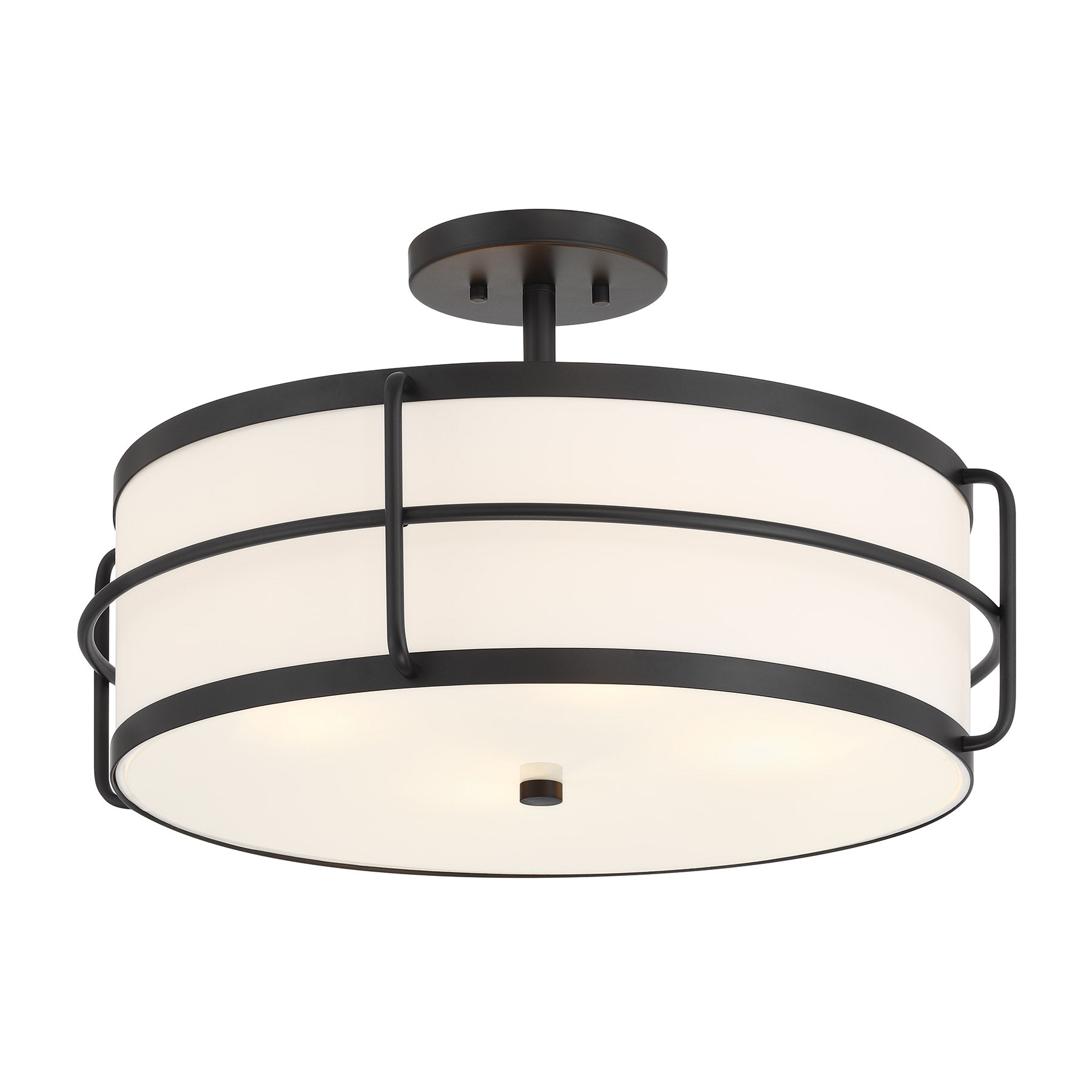 SAVOY HOUSE, CHAUNCEY SEMI-FLUSH, SEMI FLUSH MOUNT LIGHT