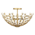 SAVOY HOUSE, BIRCH SEMI-FLUSH, SEMI FLUSH MOUNT LIGHT