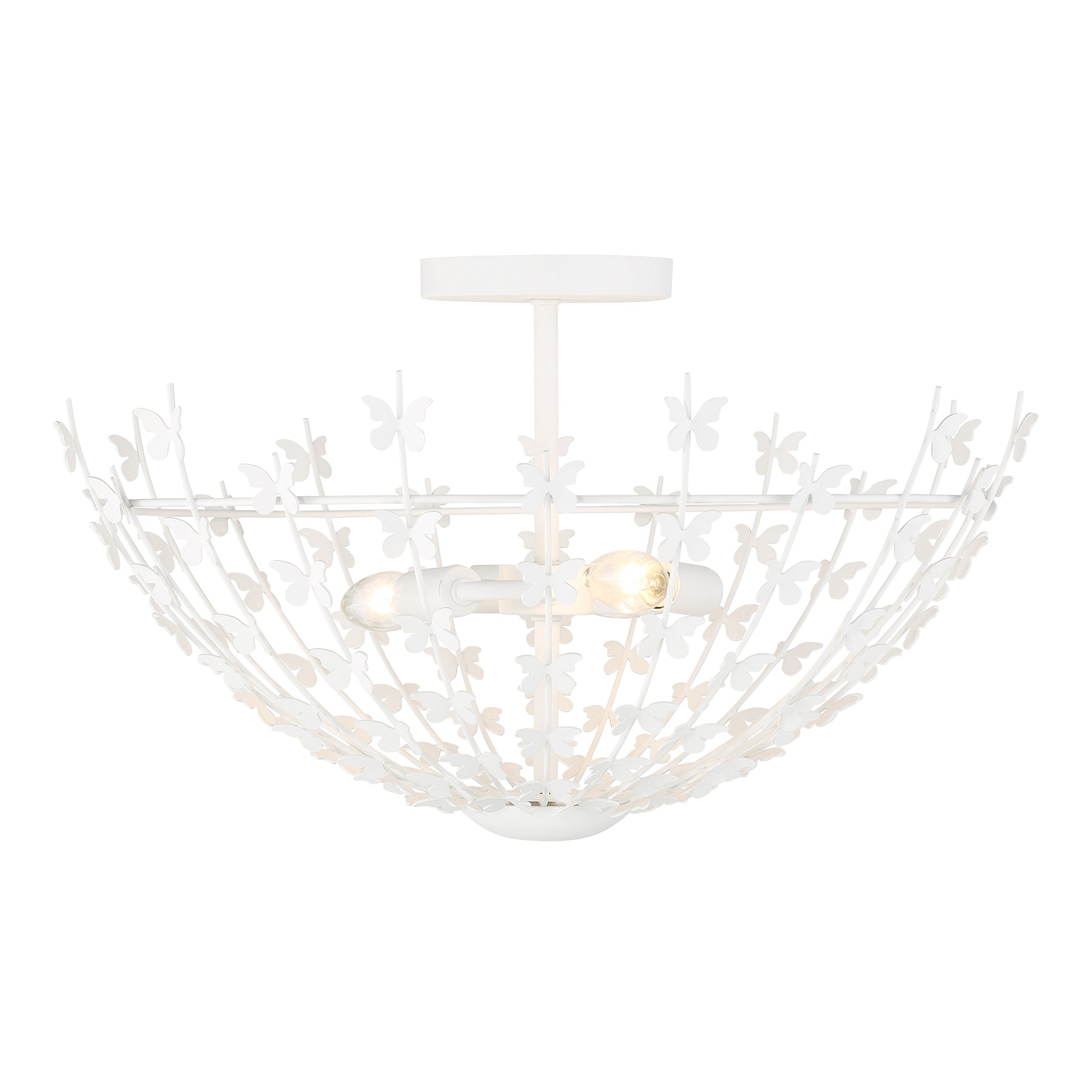 SAVOY HOUSE, BIRCH SEMI-FLUSH, SEMI FLUSH MOUNT LIGHT