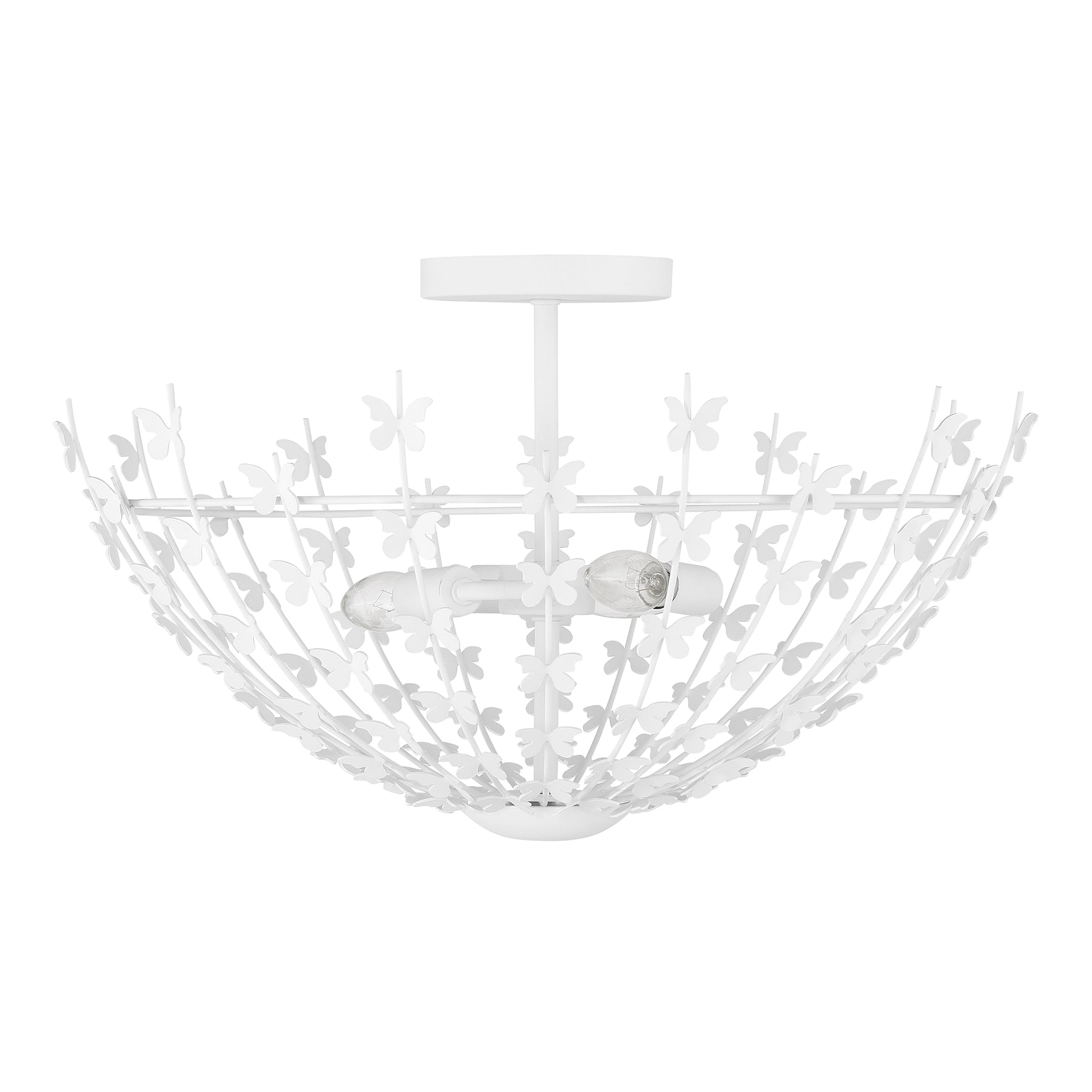 SAVOY HOUSE, BIRCH SEMI-FLUSH, SEMI FLUSH MOUNT LIGHT