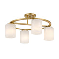 SAVOY HOUSE, HERRON SEMI-FLUSH, SEMI FLUSH MOUNT LIGHT