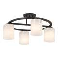 SAVOY HOUSE, HERRON SEMI-FLUSH, SEMI FLUSH MOUNT LIGHT