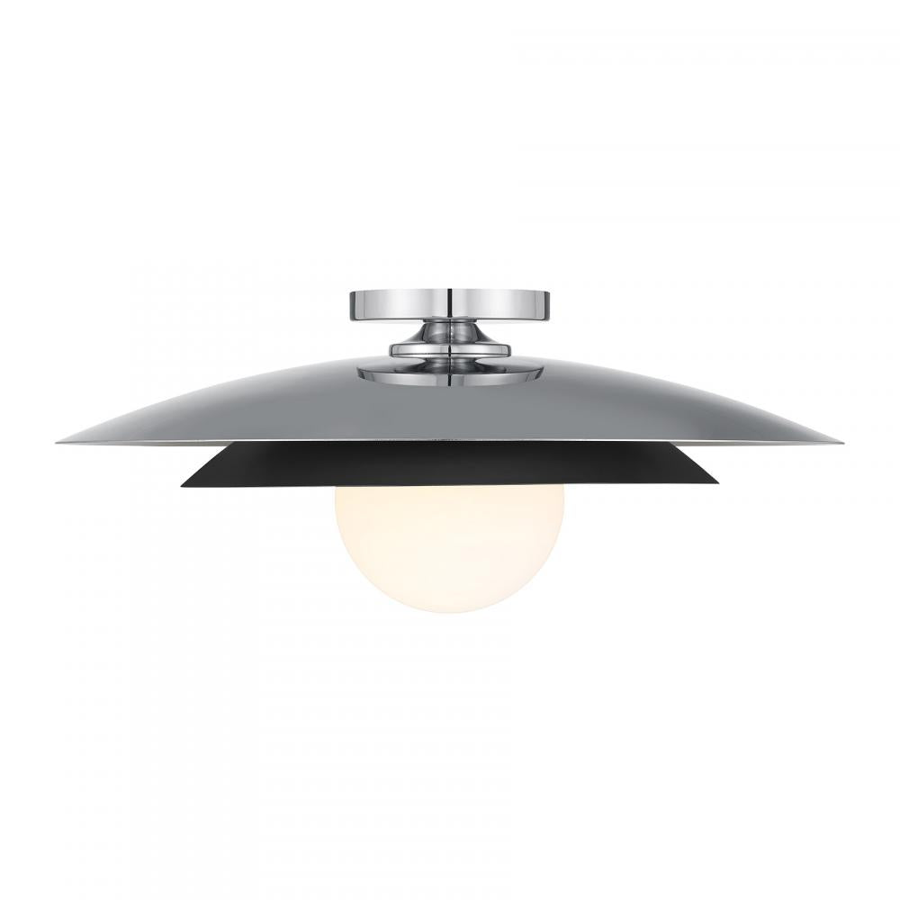 SAVOY HOUSE, SHERRER SEMI-FLUSH, SEMI FLUSH MOUNT LIGHT