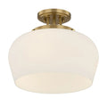 SAVOY ESSENTIALS, OCTAVE SEMI-FLUSH, SEMI FLUSH MOUNT LIGHT
