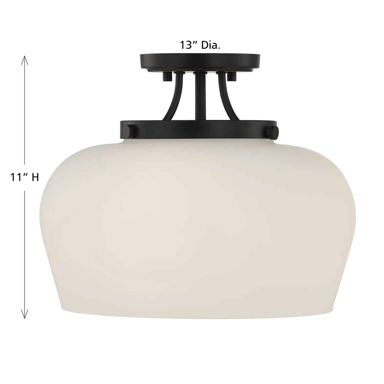 SAVOY ESSENTIALS, OCTAVE SEMI-FLUSH, SEMI FLUSH MOUNT LIGHT