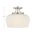 SAVOY ESSENTIALS, OCTAVE SEMI-FLUSH, SEMI FLUSH MOUNT LIGHT
