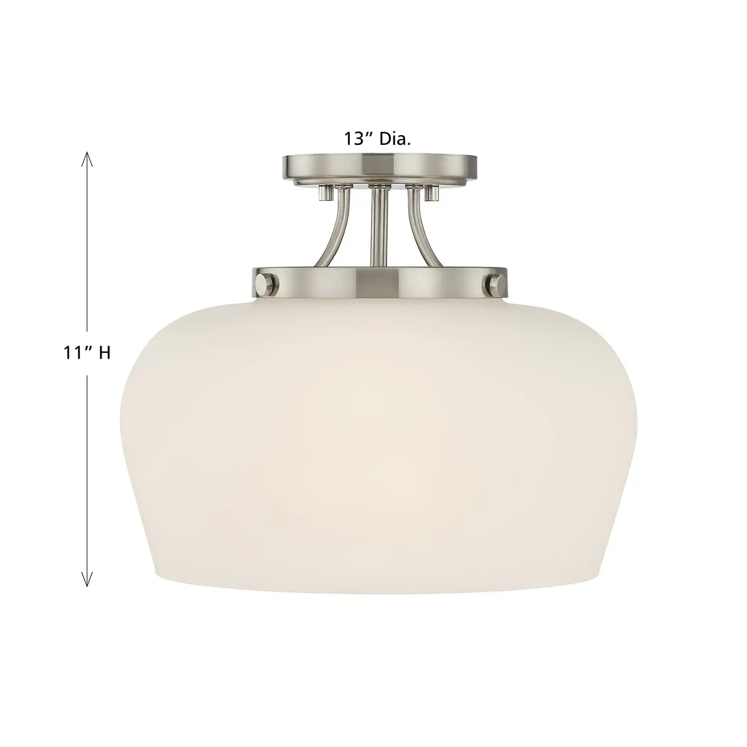 SAVOY ESSENTIALS, OCTAVE SEMI-FLUSH, SEMI FLUSH MOUNT LIGHT