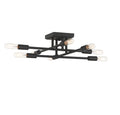 SAVOY HOUSE, LYRIQUE SEMI-FLUSH, SEMI FLUSH MOUNT LIGHT