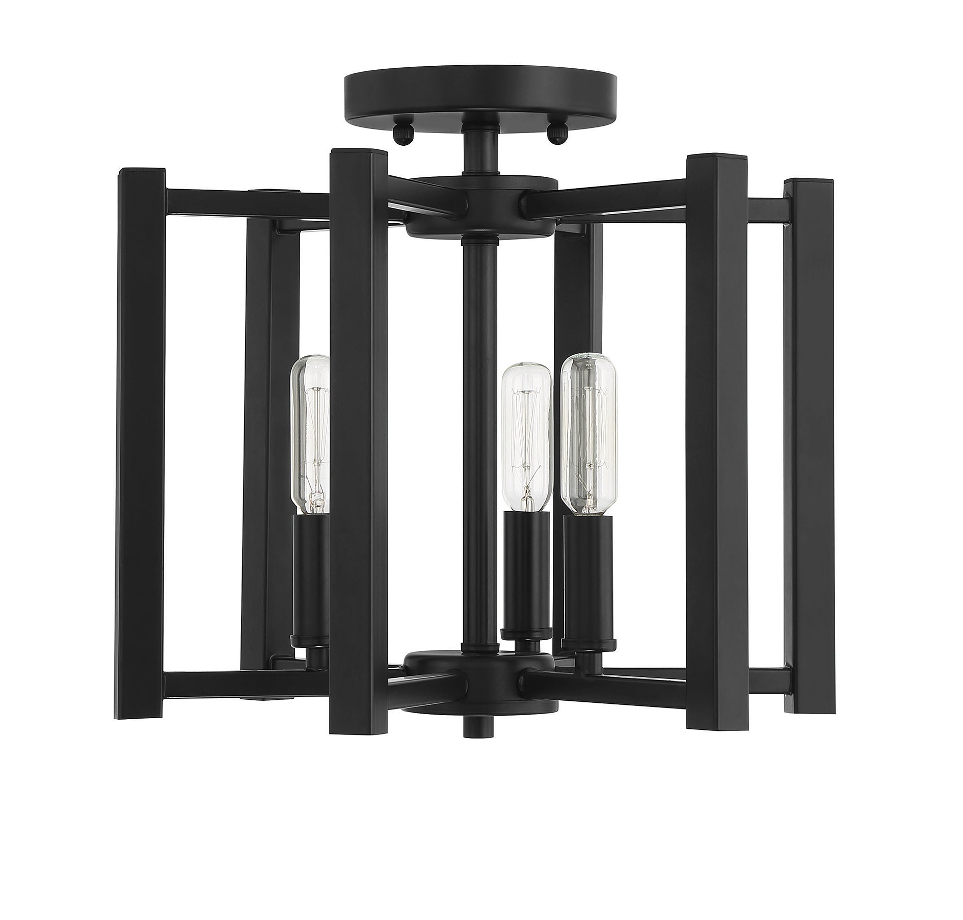 SAVOY HOUSE, BENSON SEMI-FLUSH, SEMI FLUSH MOUNT LIGHT
